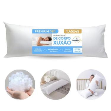 Imagem de Travesseiro De Corpo Xuxão Antialérgico Fibra Siliconada Alívio Gestan