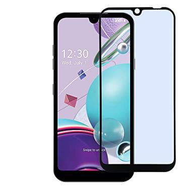 Imagem de CELZEN - Para LG Aristo 5, K31 Rebel, Tribute Monarch, Fortune 3, Phoenix 5, Risio 4, K31, K8X - Protetor de tela de vidro temperado adesivo completo - Preto
