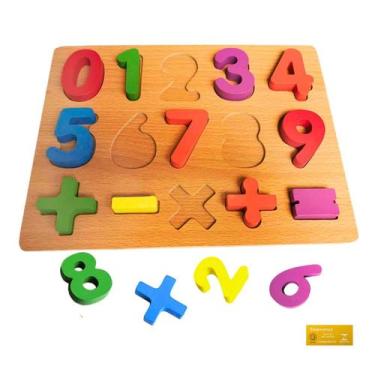 Imagem de Didaticos Aprenda Brincando Cores e Numeros DM Toys Jogo de Encaixar B