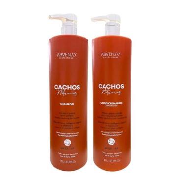 Imagem de Kit Arvensis Professional Cachos Naturais - Shampoo 1L + Condicionador