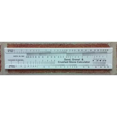 Imagem de TUMIBU Calculadora deslizante de areia, cascalho e pedra triturada