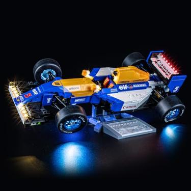 Imagem de BRIKSMAX Kit de luz 2.0 para Lego Williams Racing FW14B e Nigel Mansell - Iluminação LED inovadora compatível com Lego Icons 10353 - Conjunto Lego não incluído