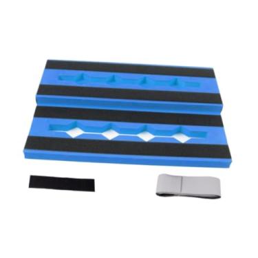 Imagem de MERIGLARE EFEITO DO PEÇO de PEÇOS de PEÇOS de GUITAR EFEITOS EVA EVA FOAM PLACA de EFEITO ANTISLIP PORTÁVEL para OFEM, Azul