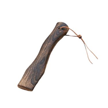 Imagem de WeiLaiKeQi Cabo de machado confortável, prático, resistente, fino acabamento, cabo de machado de madeira para consertar ferramentas antigas, rachadas para, 26x3.8x1.3cm