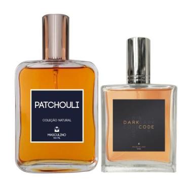 Imagem de Kit Perfume Masculino Patchouli 100ml + Dark Code 50ml - Essência do B