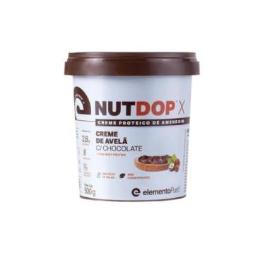 Imagem de Nutdop X Creme de Amendoim Sabor Creme Avelã 500g Elemento Puro