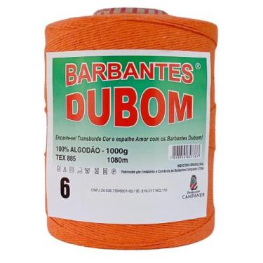 Imagem de Barbante Dubom Alaranjado - 1 Kg - Fio 6 - Barbantes DUBOM