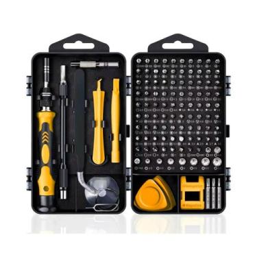 Imagem de Kit de Ferramentas de Precisão - 117 Peças - Ideal para Reparos Eletrô