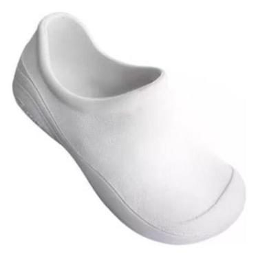 Imagem de Tamanco Babuche Profissional Branco Preto Antiderrapante - Via Onze, 3