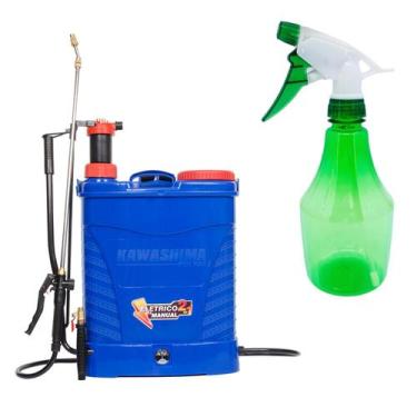 Imagem de Pulverizador Costal 2 Em 1 Elétrico E Manual 20 L Kawashima + PULVERIZ