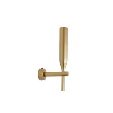 Imagem de Lustre Arandela Argand Tubo Industrial Dourada 742 - ILUMINAMUNDO