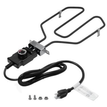 Imagem de Elemento de aquecimento elétrico de 1650 W atualizado com controlador de termostato ajustável, peças de reposição universais para defumadores elétricos Masterbuilt, Smoke Hollow, Charbroil, Dyna-Glo