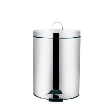 Imagem de Lixeira Ágata Inox 5 Litros com Pedal Mor