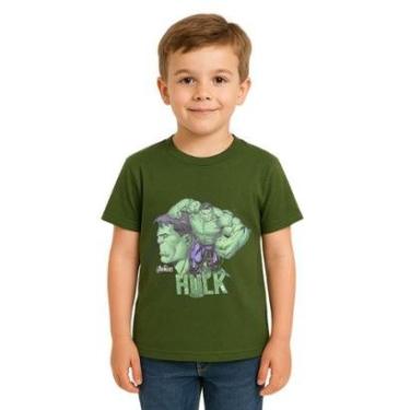 Imagem de Camiseta Infantil Menino Super-Heróis Brandili-Masculino