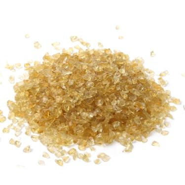 Imagem de Alan Stone Cascalho de vidro refletivo de alto brilho, pedras de fogo, gotas de fogo, pedrinhas de vidro de fogo, pedras, pedras, lascas para fogueira, aquário, jardim, presentes, decoração, 3-6 mm,