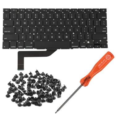 Imagem de HAWSON Substituição de teclado US A1398 para MacBook Pro Retina 38.1 cm A1398 meados de 2012 - Meados de 2015 layout dos EUA com parafusos de teclado e chave de fenda