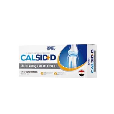 Imagem de Calsid D Cálcio + Vit D3 30 Comprimidos Sidney Oliveira