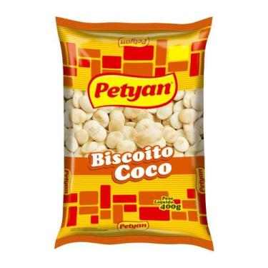 Imagem de 1 Pacotes de Biscoito Coco 400g PETYAN
