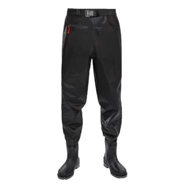 Imagem de Hip Waders Calça leve masculina para pesca, com cinto ajustável, à prova d'água e antiderrapante(40 EU)