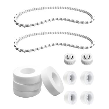 Imagem de BWCXR Acessórios de limpeza de piscina, substituição de pista de temporização 9985006-R2 Kits de polia de rodas guia 3884997-R6 e anéis de escalada 6101611-R4 Adequado para peças de robô de piscina