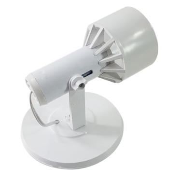 Imagem de Spot Direcionável Branco ou Preto Total E27 Bivolt Sobrepor Teto Paralelo 1 Bocal P Lâmpada LED (Branco)