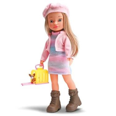 Imagem de Boneca Beverly Girls Pet Lover com Cachorrinho Bee Toys Brinquedo Infantil com Acessórios