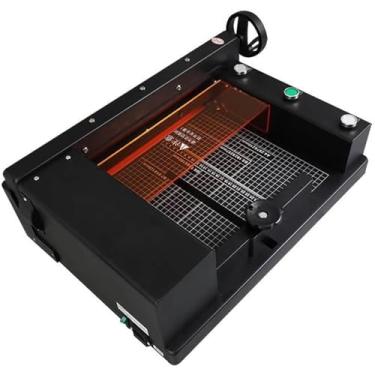 Imagem de Cortador De Papel Elétrico A4, Largura De Corte 30cm, Espessura Do Papel De Corte 40mm, Para Cartões De Cartolina De Couro Com Base De Metal