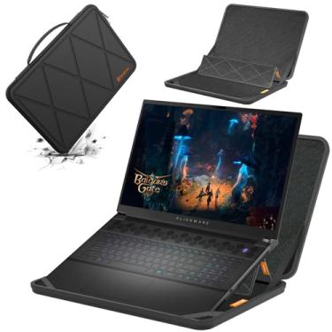 Imagem de Smatree Capa protetora rígida de EVA com suporte compatível com laptop de jogos Alienware 18 Area-51 de 18 polegadas, para laptop de jogos Alienware m18/m18 R2, capa de manga fina à prova d'água