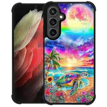 Imagem de MQJCYB Capa para Samsung Galaxy S23 FE, resistente à prova de choque, proteção total de plástico rígido, capa protetora de silicone macio para mulheres homens e meninas para Samsung Galaxy S23 FE
