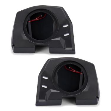 Imagem de AUPOWER Hloder de alto-falante de teto traseiro para Polaris General 1000, gabinetes de montagem de alto-falante de 16,5 cm com suportes, substitui OEM #2637784, 2637785