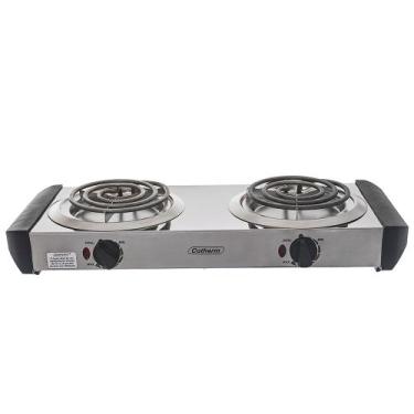 Imagem de Fogão Inox Elétrico Portátil 2 Bocas Cotherm, 110V