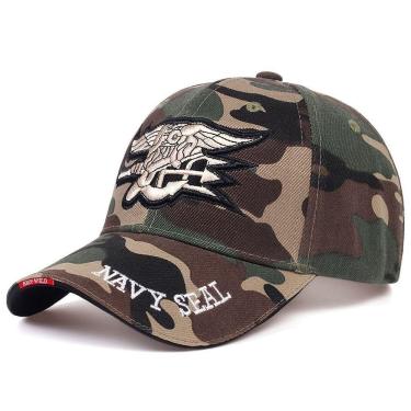 Imagem de Boné De Beisebol Militar Navy Seal - Ajustável, Poliéster Estiloso Verde