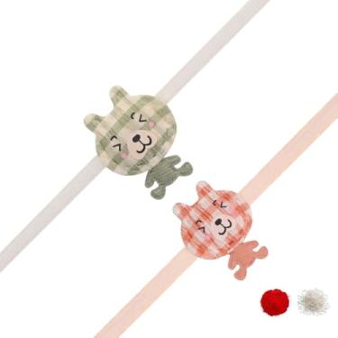 Imagem de I Jewels Rakhi infantil de desenho animado extravagante com cartão Rakshabandhan para irmão/irmão/bhai (R394Pe-Min) (pacote com 2)