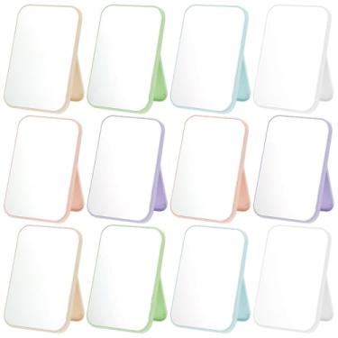 Imagem de Rainmae 12 peças de espelhos de festa de spa suprimentos de festa de spa para meninas, acessórios coloridos para festa do pijama espelho de maquiagem para festa do pijama lembrancinhas de aniversário