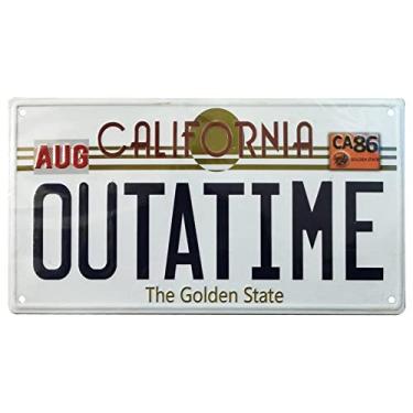 Imagem de Placa de matrícula Back to The Future Outatime