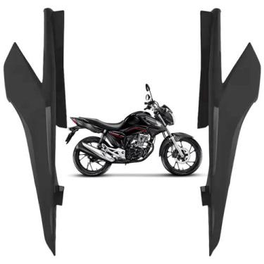 Imagem de Carenagem Tampa Traseira Rabeta Lateral Honda Cg Titan 160 Preto Fosco