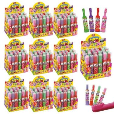 Imagem de 10 Caixas Bala Líquida Escovinha Kids 168g - Doce Mix Candy