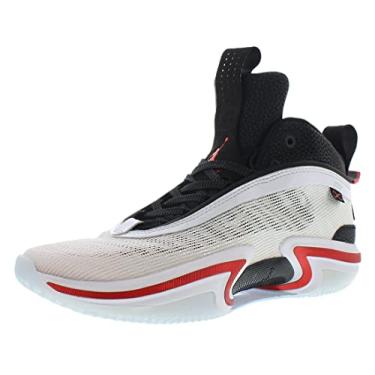Imagem de NIKE Sapatos de Basquetebol para Homem, Branco/vermelho universitário/preto, 10