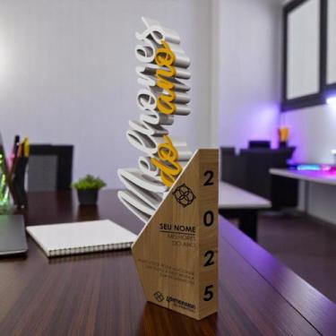 Imagem de Troféu Melhores do Ano - Torre inclinada - 4 Dimension, 5 unidades