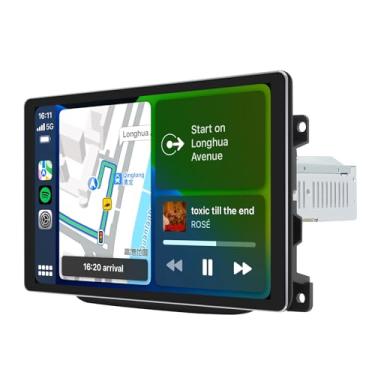Imagem de Joying Rádio de carro para Dodge RAM 1500/2500/3500 2013-2018, unidade de cabeça Android 13 IPS 10,1 polegadas, tela sensível ao toque, estéreo 4 GB + 64 GB com CarPlay e Android Auto, link espelhado