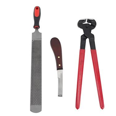 Imagem de Kit de ferramentas de reparo de cascos Munefe, kit de ferramentas para aparador de cascos, acabamento em casos para vários animais grandes, como porcos, ovelhas, cavalos e burros