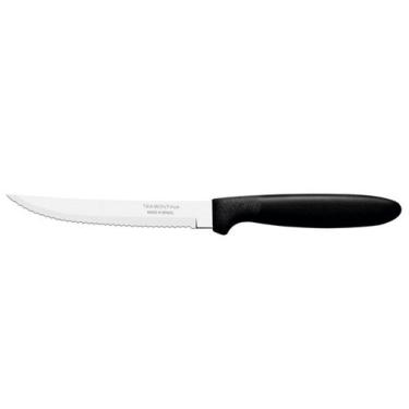 Imagem de Kit 3 Faca Churrasco Tramontina Ipanema Inox Preto 5"