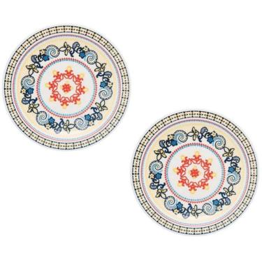 Imagem de Kit 2 Pratos Rasos 26Cm Floreal La Pollera Oxford