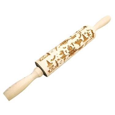 Imagem de Bothyi Rolo de massa de madeira em, decoração de cozinha, ferramenta faça você mesmo, padrões de utensílios de cozinha, rolo para biscoitos, massas de, Chapéu
