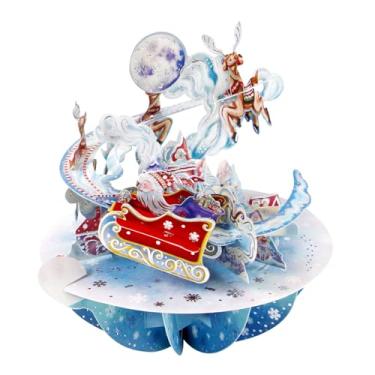 Imagem de Santoro Pirouettes 3D Cartão pop-up Trenó do Papai Noel