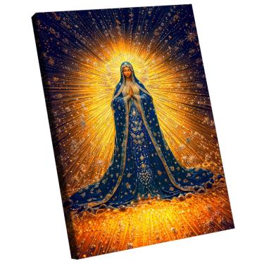 Imagem de Quadro Decorativo Nossa Senhora Aparecida Luz