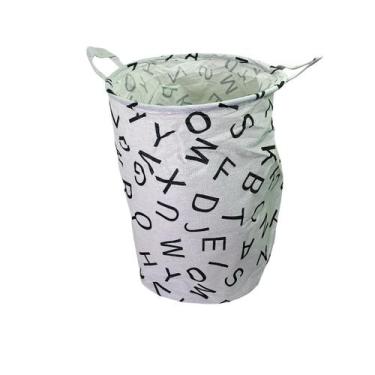 Imagem de Cesto Organizador De Brinquedo Roupas Sujas Dobrável 45x35cm - NEW-ION