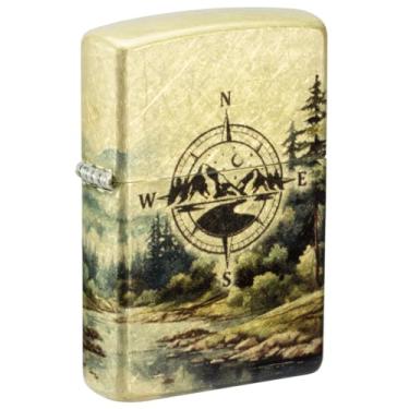 Imagem de Zippo Isqueiro de bolso aquarela Wilderness Design 540 de latão