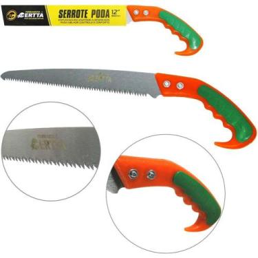Imagem de Serrote de poda cabo plastico 12'' 300mm - CASCAVEL