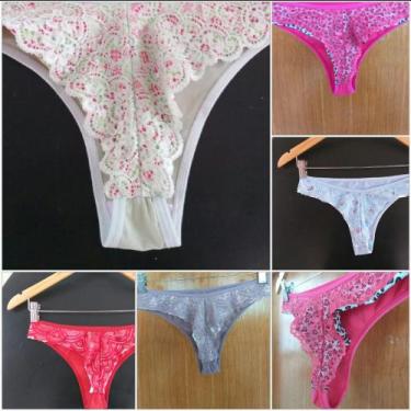 Imagem de calcinha fio dental mylla lingerie tamanho g kit com 10